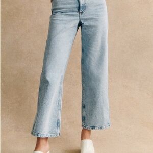 Sezane denim Le Crop